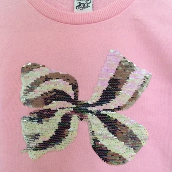 ✨JoJo Siwa Nickelodeon Flip Sequin Sweatshirt Top - Picture 2 of 6